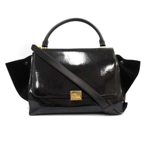 セリーヌ トラペーズ ミディアム 2WAYショルダーバッグ