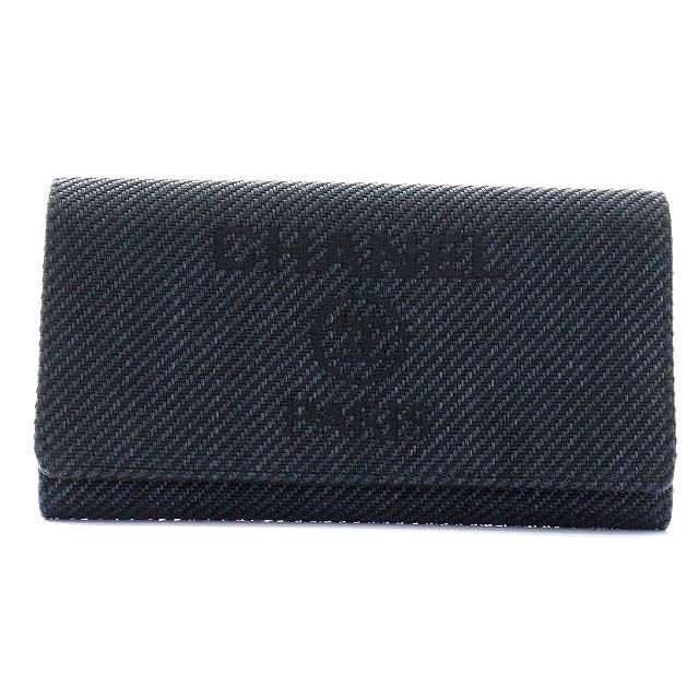 シャネル A81976ドーヴィルフラップ長財布