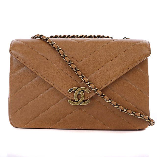 シャネル シェブロン Vステッチ ココマーク 2WAY バッグ