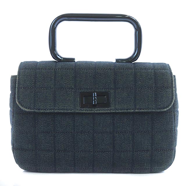 シャネル チョコバー デニム ハンドバッグ