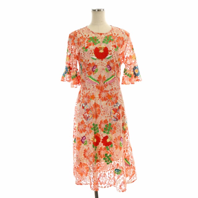 VIVIENNE TAM 毛沢東 チャイナカラー ノースリーブパワーネット