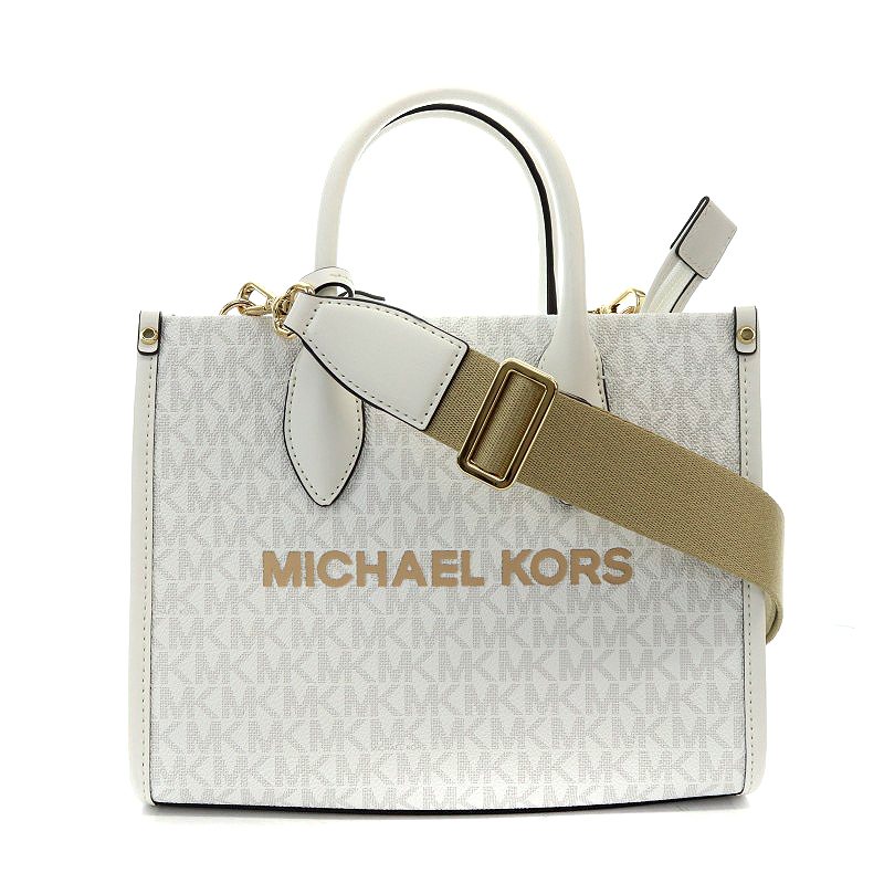 IE178 KT 真贋査定済み MICHAEL KORS マイケルコース 2way ハンドバッグ ショルダーバッグ レディース かばん ベージュ  現状品(その他)｜売買されたオークション情報、yahooの商品情報をアーカイブ マイケルコース