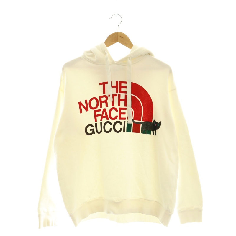 グッチ ×ザノースフェイス 615061プリントパーカー
