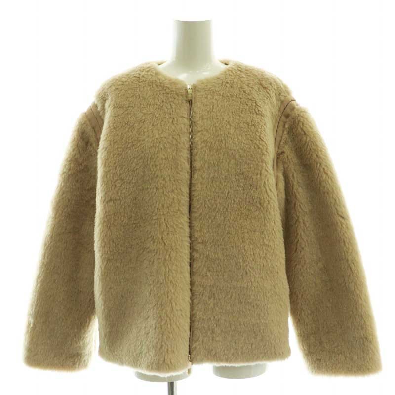 マックスマーラ 24年 白タグ PANNO テディベア ジャケット