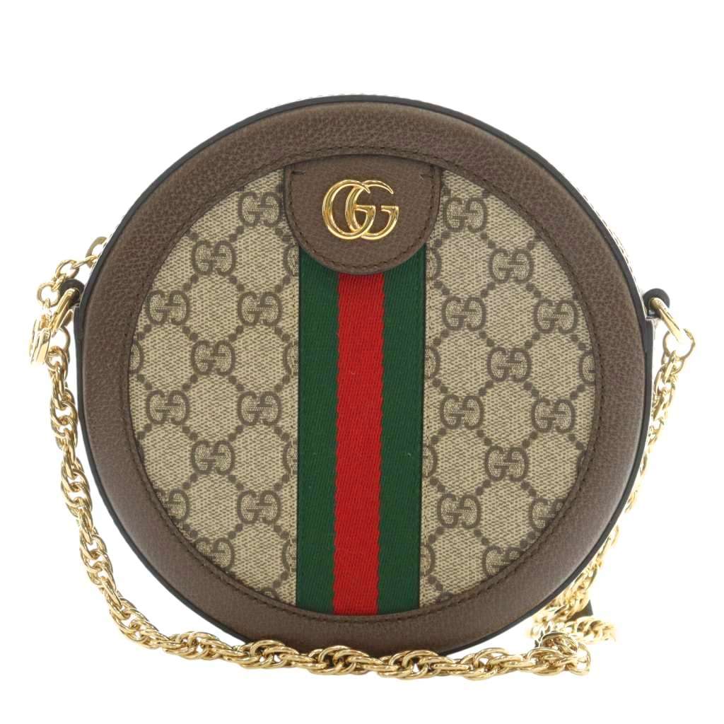 グッチ 550618 オフィディア GG ラウンド ショルダーバッグ