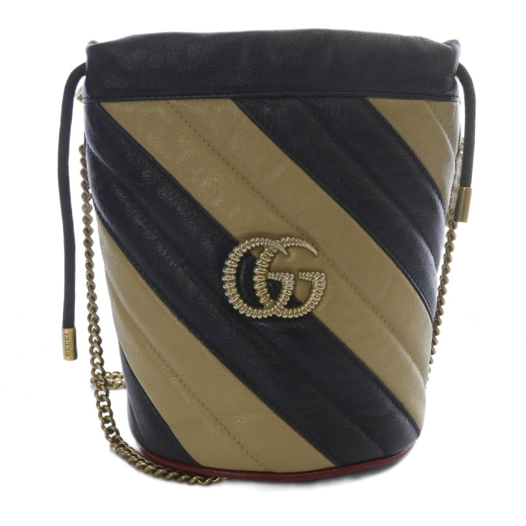 グッチ GGマーモント ミニバケットバッグ 573817