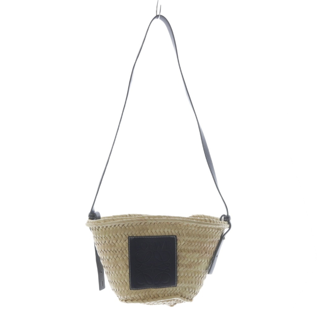 LOEWE ロエベ ブラックレザー リボン ミュール 定価15万円 LOEWE