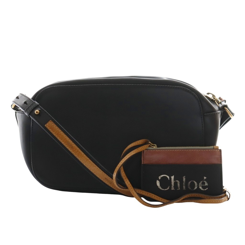 Chloe バッグ　エテル　ブラッグ　ゴールド　レザー　ショルダーのみ未使用 Chloe バッグエテルブラッグゴールドレザーショルダーのみ未使用