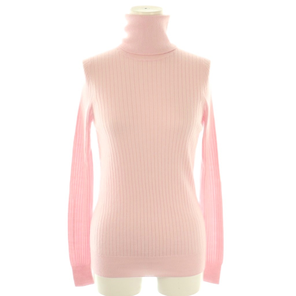 ドゥロワー 23SS 18Gカシミヤシルクリブタートルネックニット