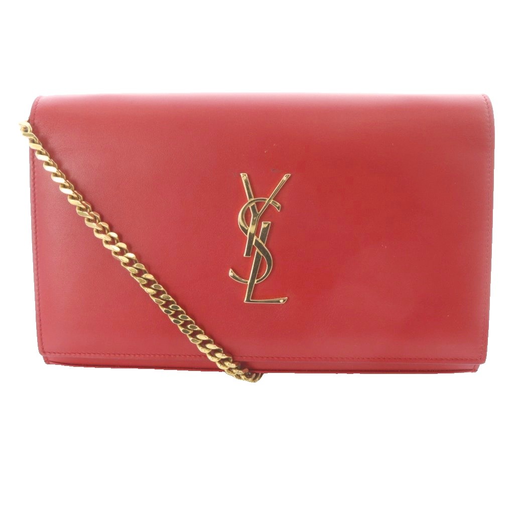 サンローランパリ 377829 YSLライン チェーンウォレット ショルダーバッグ