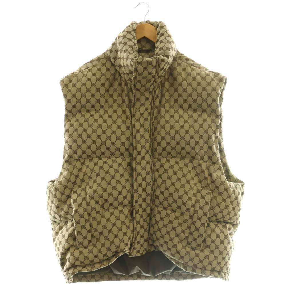 バレンシアガ GUCCI × BALENCIAGA  Hacker BB Puffer ダウンベスト681886