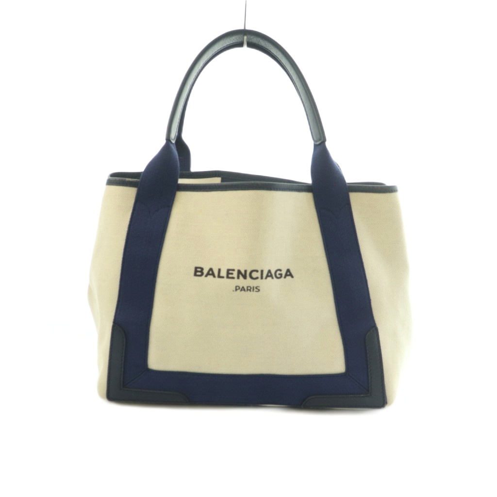 バレンシアガ NAVY ネイビー カバ S トートバッグ 339933 